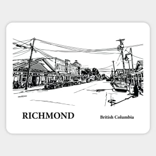 Richmond British Columbia Sticker